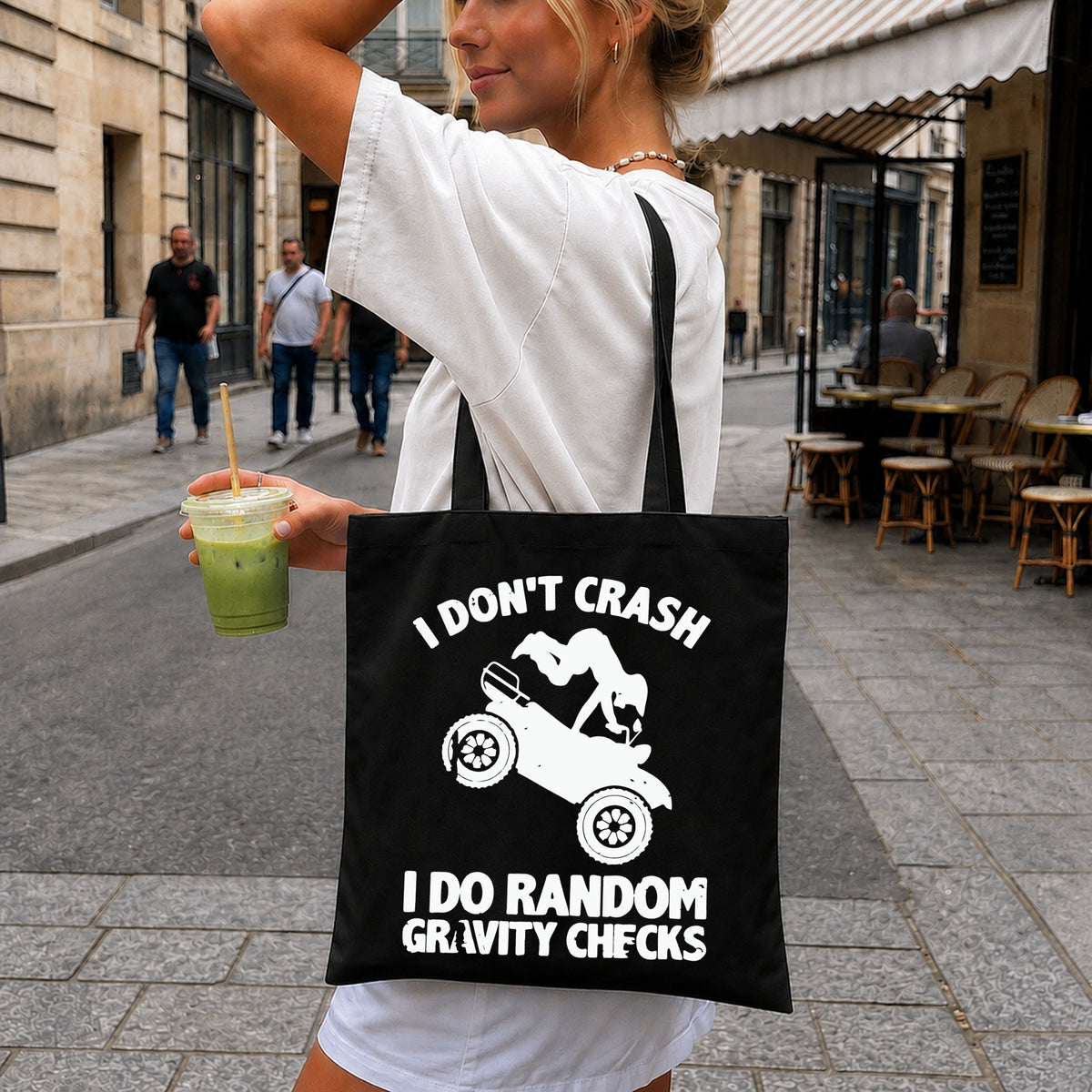 I Don't Crash I Do Random Gravity Checks ATV SVG