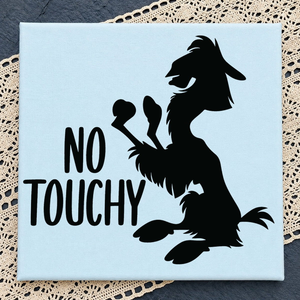 No Touchy Kuzco Llama SVG, Funny Disney Cricut Cut File