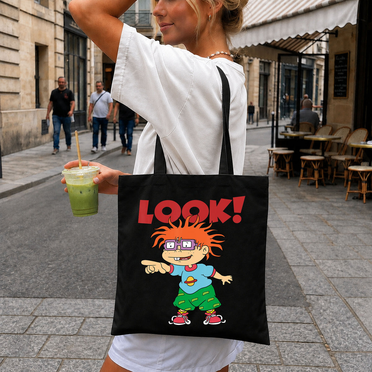 Chuckie Finster Look Pointing Rugrats Cartoon PNG