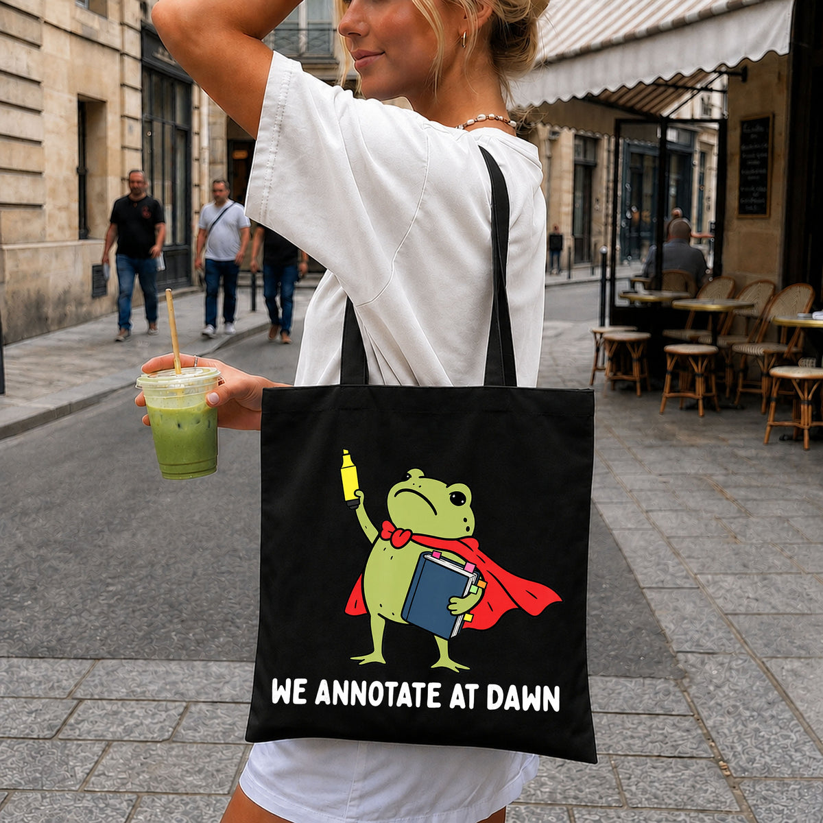We Annotate At Dawn Frog Highlighter Book PNG
