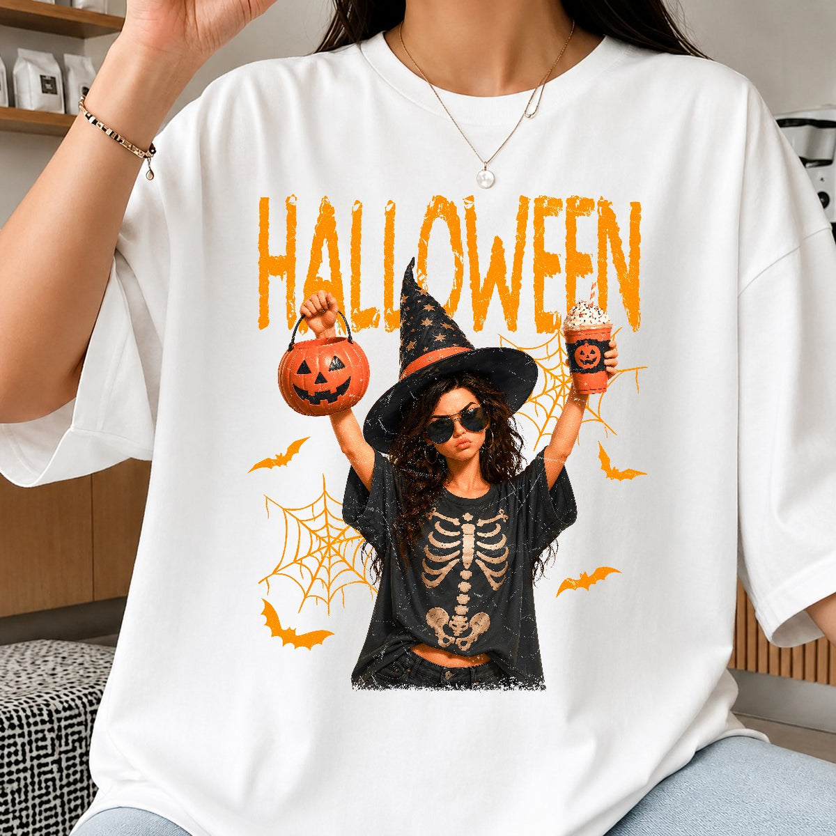 Halloween Witch Girl PNG, Spooky Sublimation | SvgBundleHub