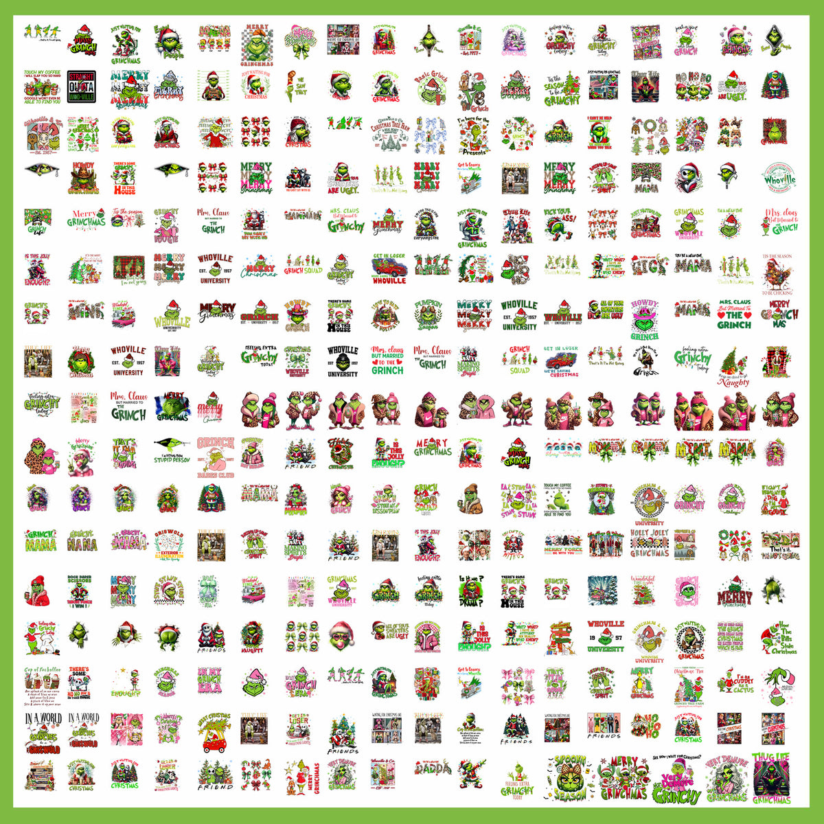 Grinch Christmas Bundle SVG| SvgBundleHub