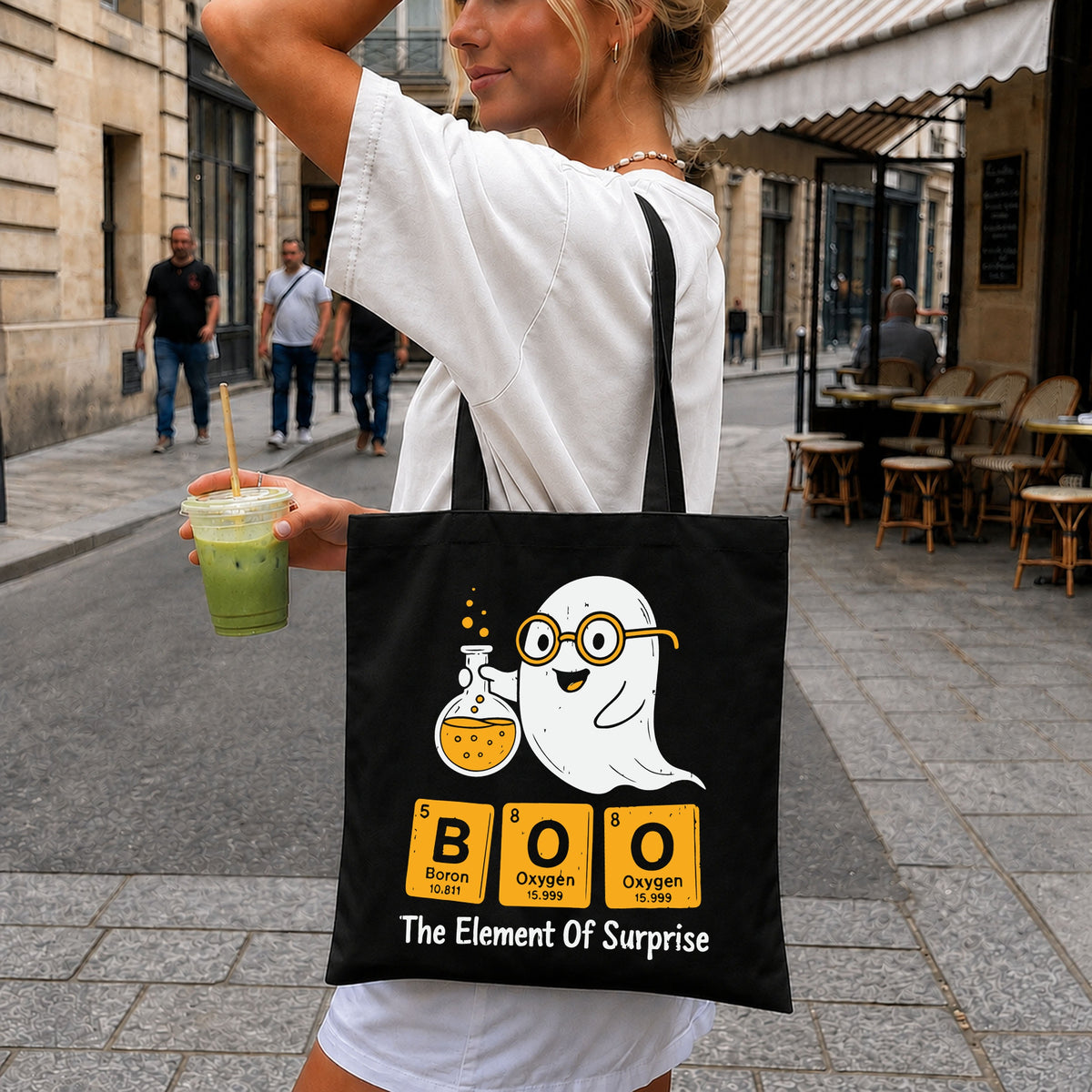 Boo Ghost Science Element Of Surprise Halloween SVG