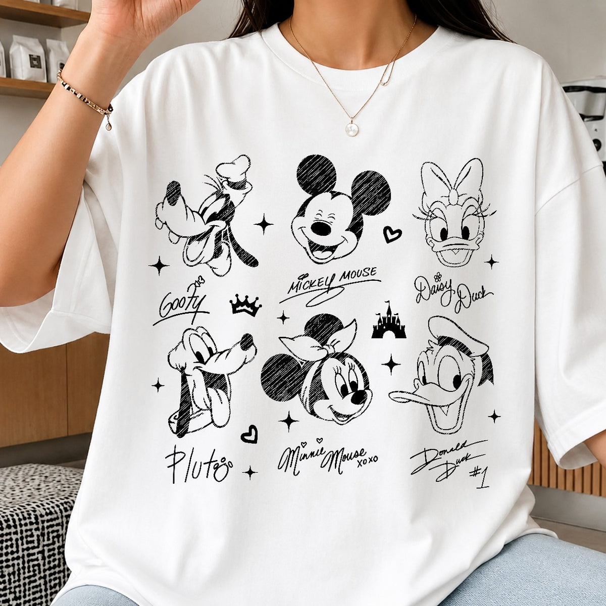 Mickey & Friends Sketch Bundle PNG | SvgBundleHub