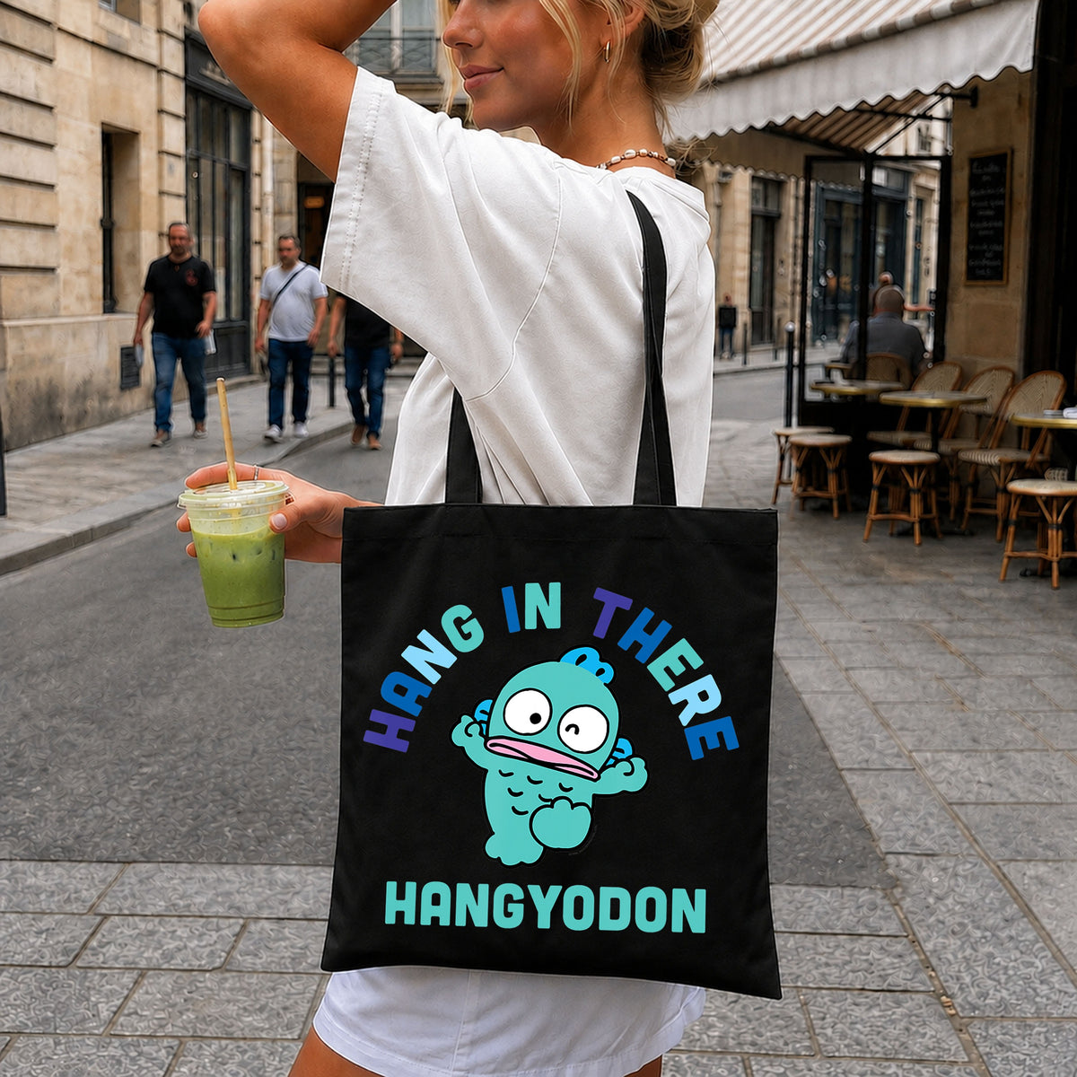 Hangyodon Hang In There Sanrio Quote Clipart PNG