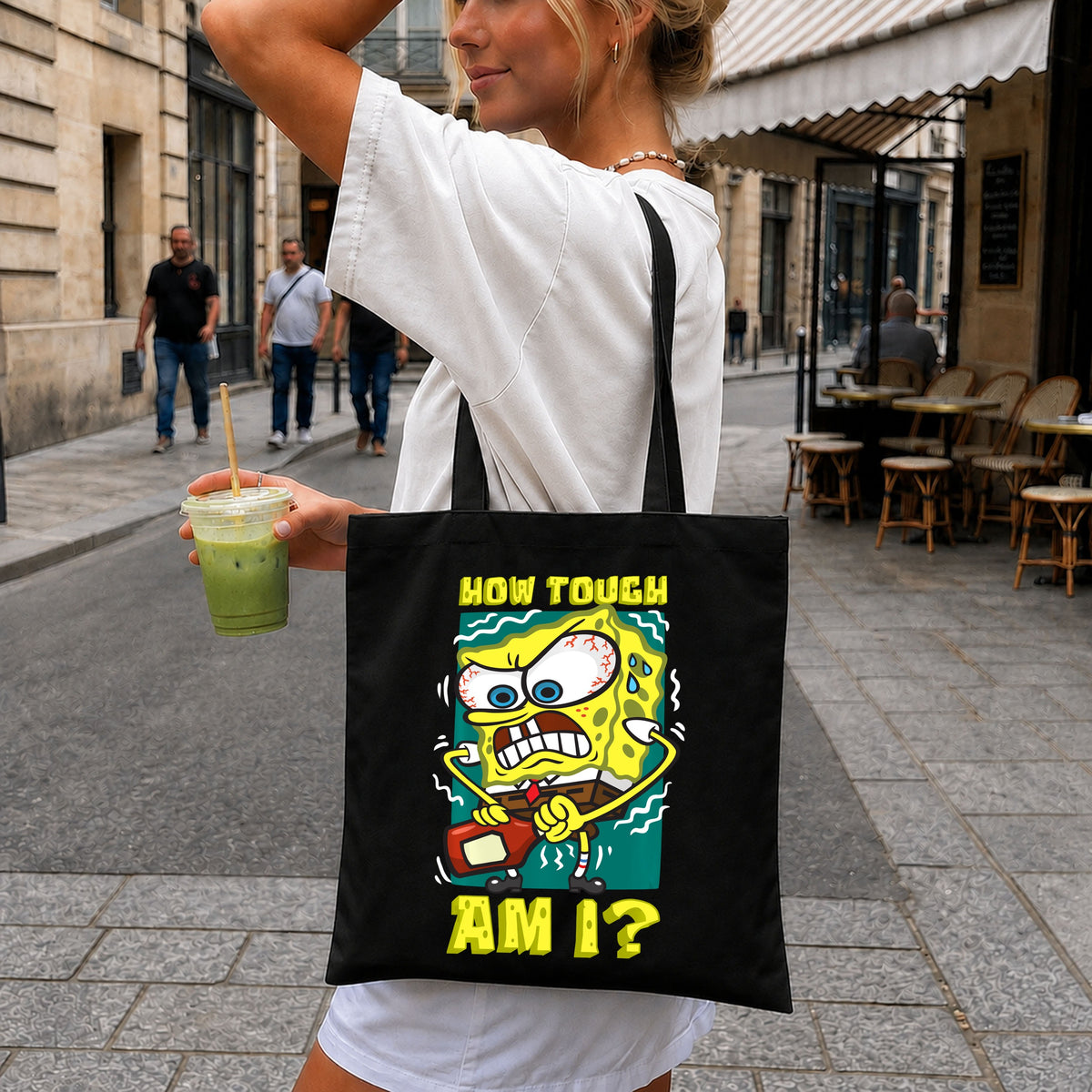 Spongebob How Tough Am I Angry Meme Cartoon PNG