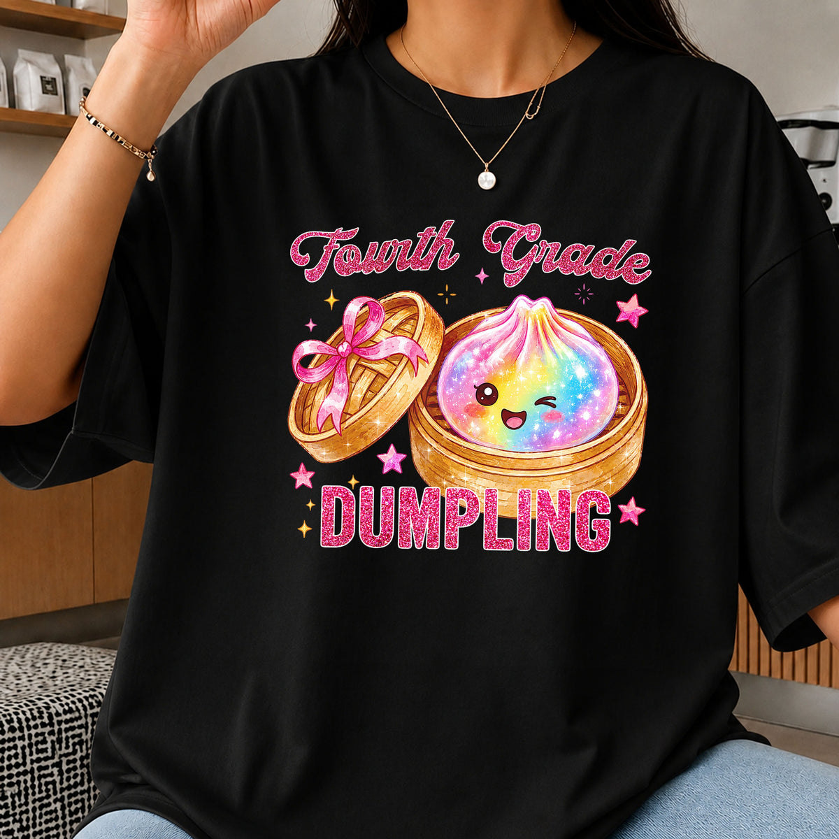 Cute Dumpling Fourth Grade PNG, Back To School Shirt PNG, Teacher Gift PNG