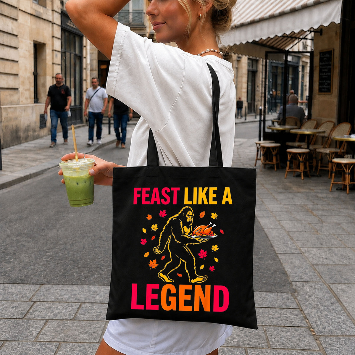 Feast Like A Legend Bigfoot Thanksgiving Turkey PNG