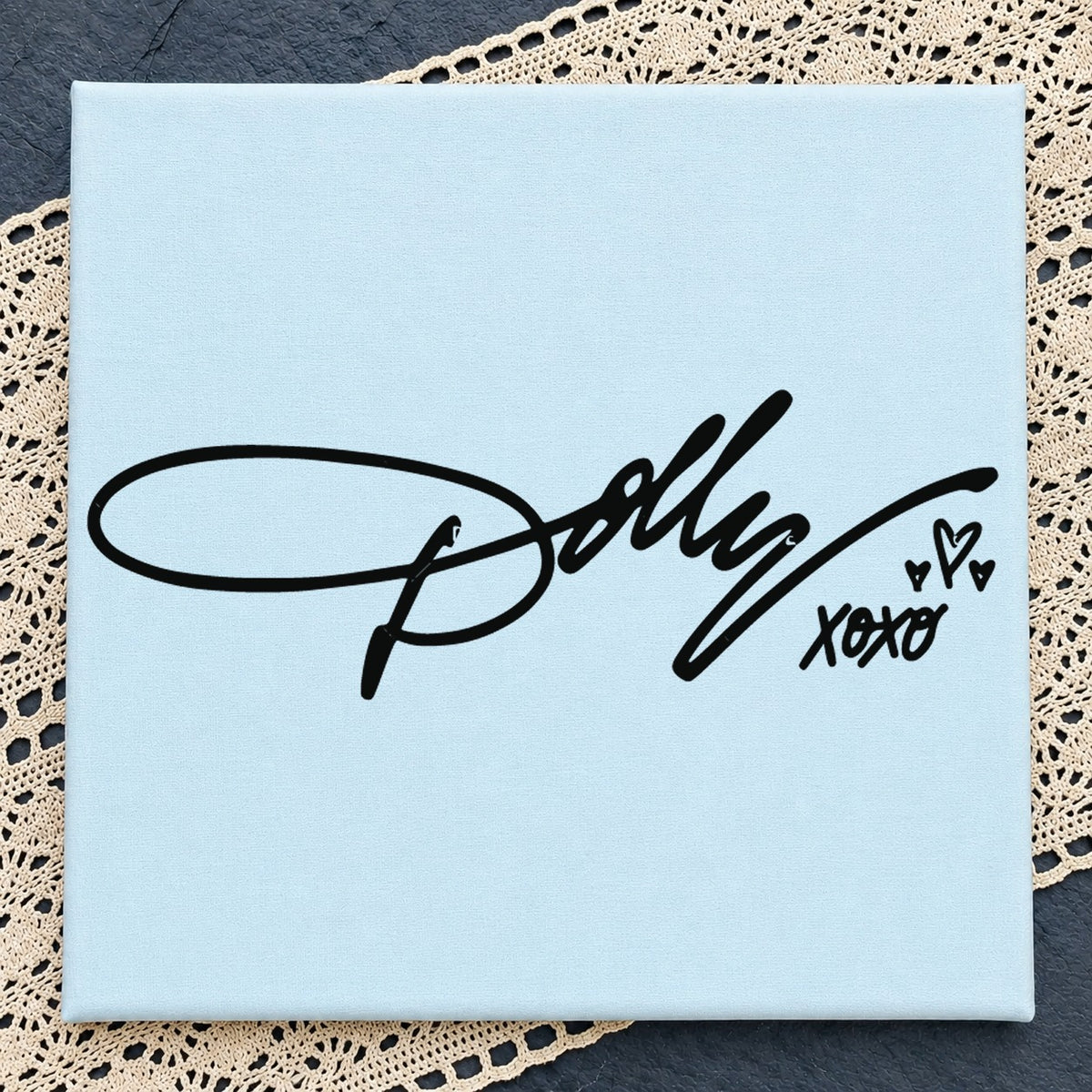 Dolly Parton XOXO Signature Country Music Fan Cricut SVG
