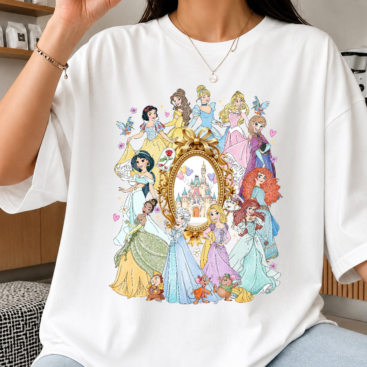 All Princesses Castle Mirror PNG | SvgBundleHub
