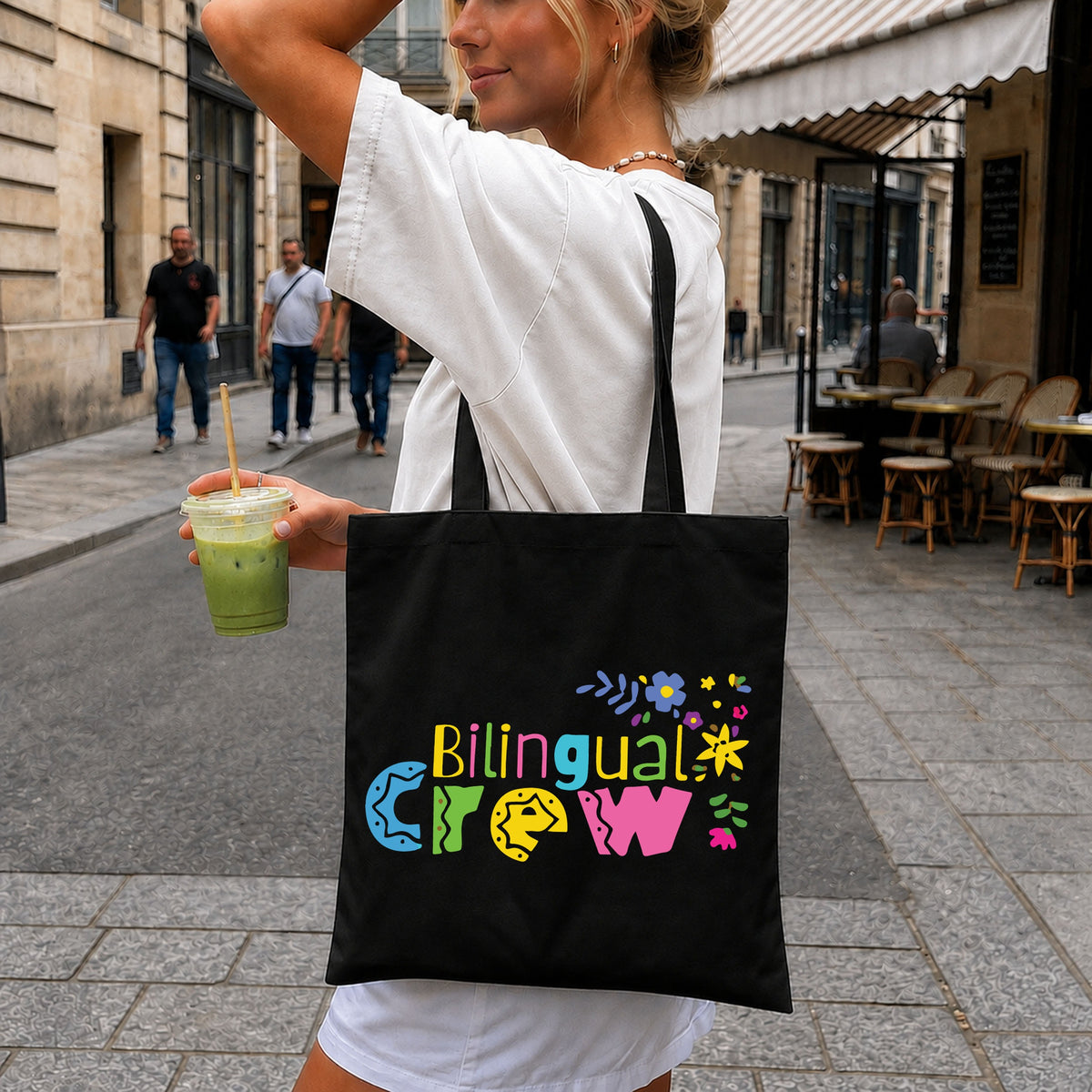 Bilingual Crew SVG, Colorful Floral Teacher Cricut Clipart