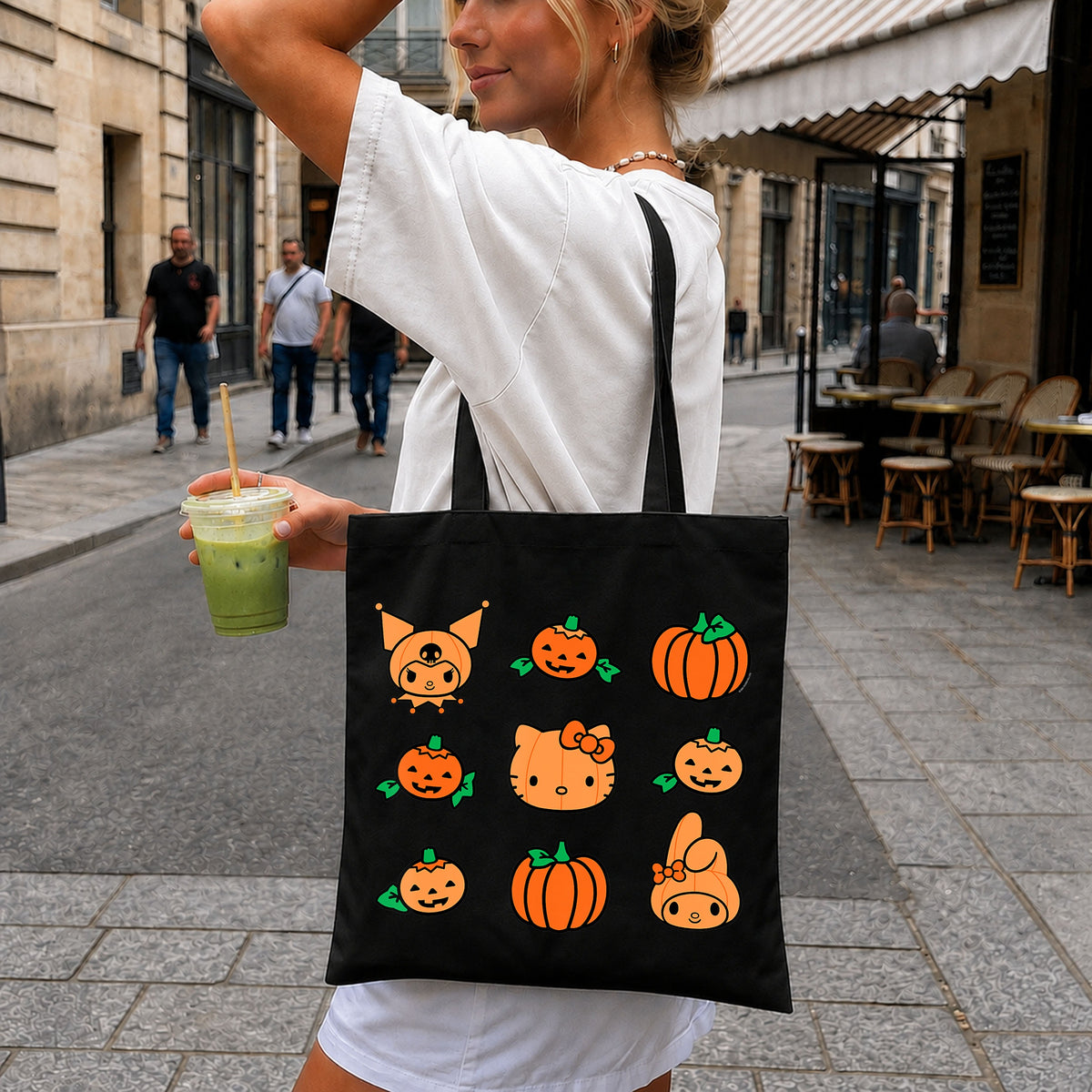 Hello Kitty Kuromi My Melody Halloween Pumpkin Bundle SVG