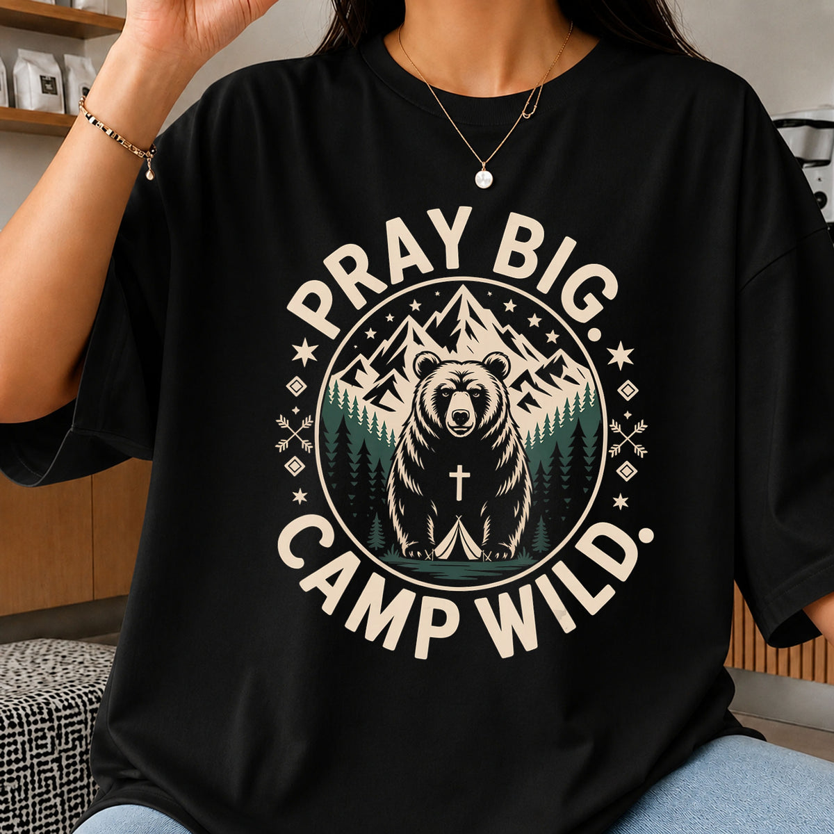 Pray Big Camp Wild, Bear Cross Mountain Forest, Christian Camping