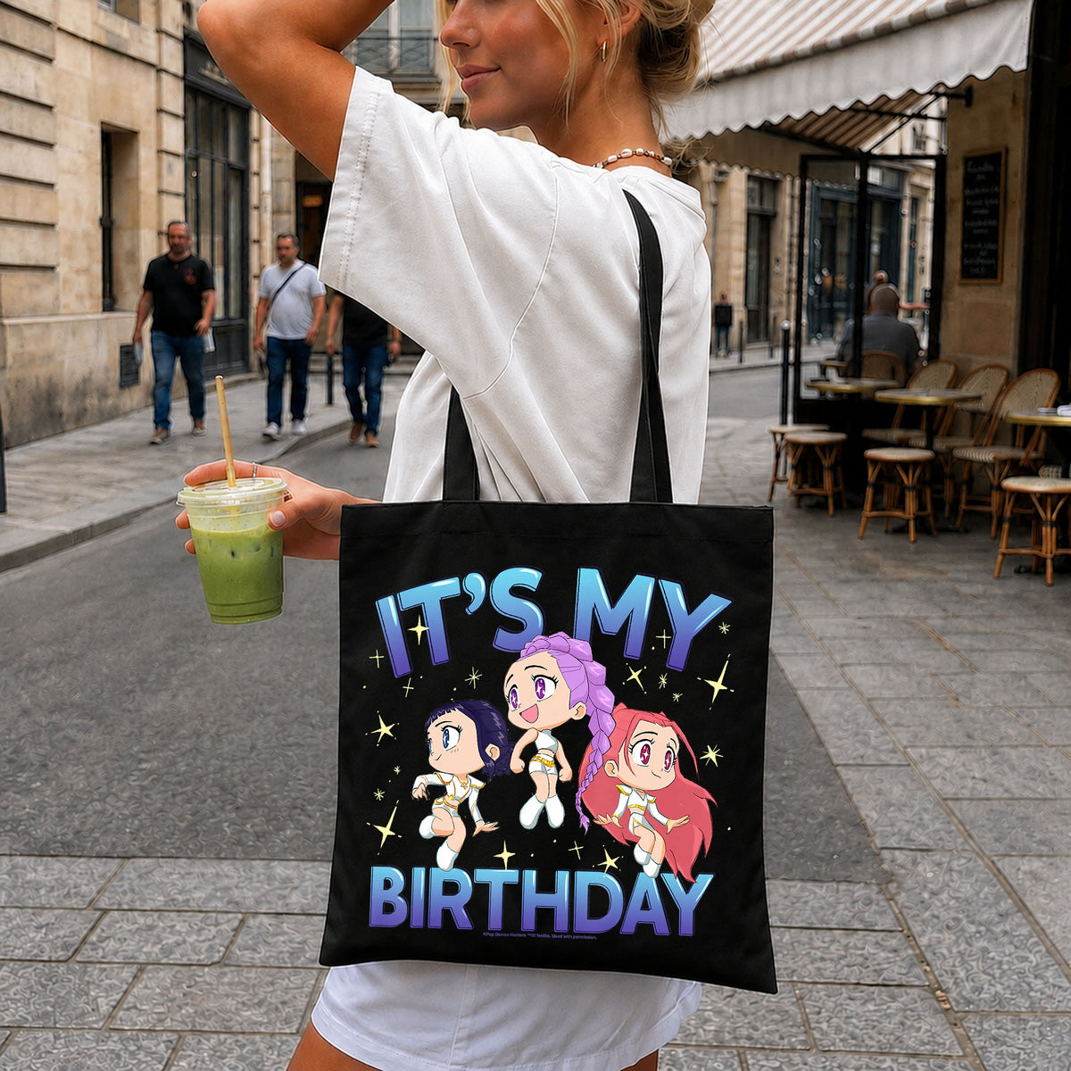K-Pop Demon Hunters It's My Birthday Chibi Girls PNG