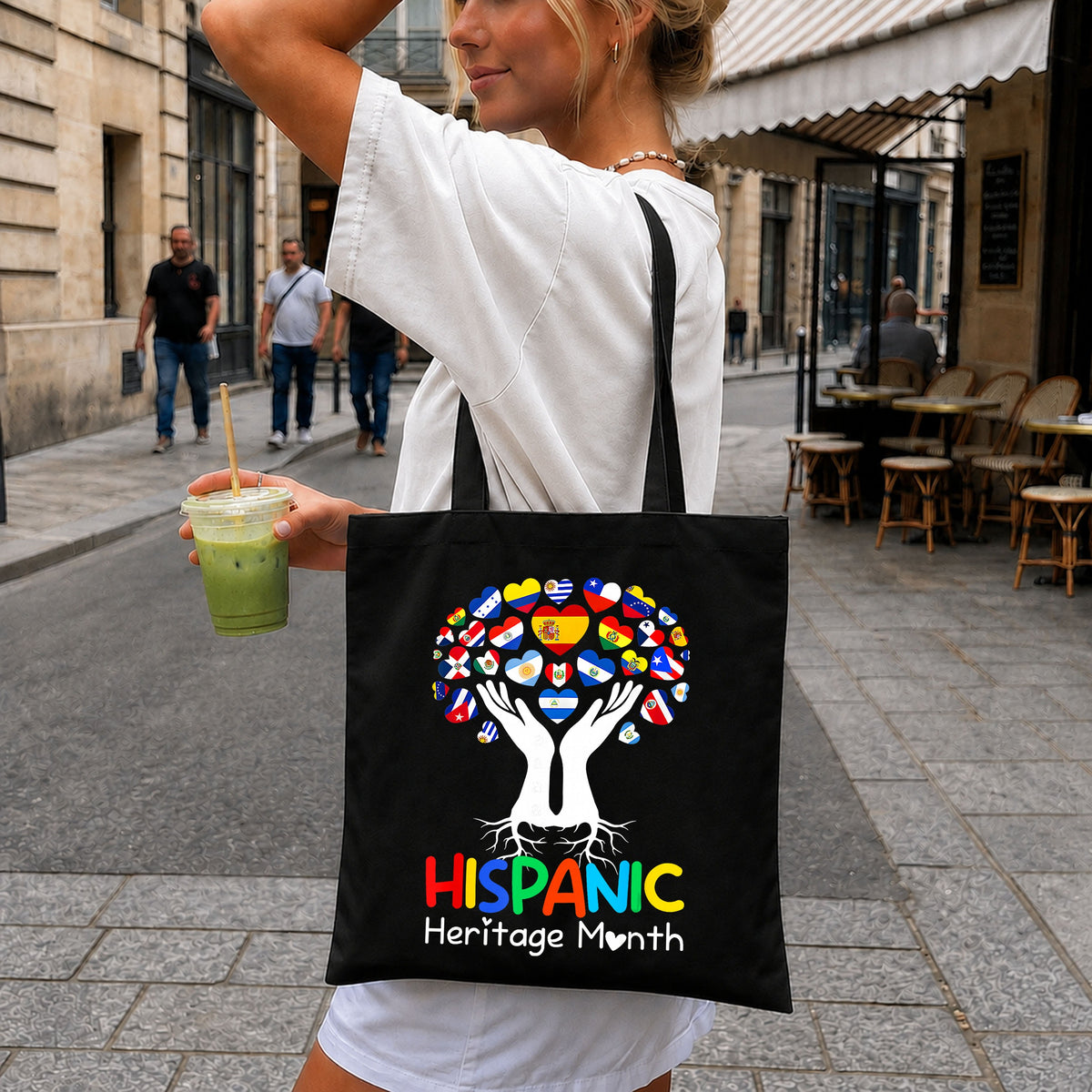 Hispanic Heritage Month Latin Flags Heart Tree PNG