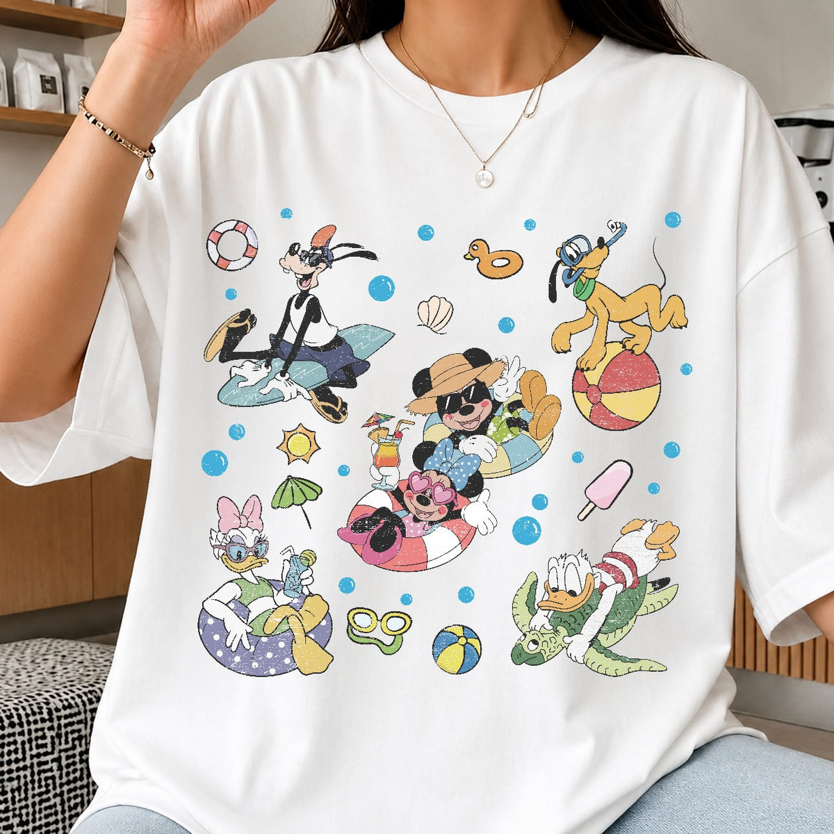 Mickey & Friends Summer Beach PNG | SvgBundleHub