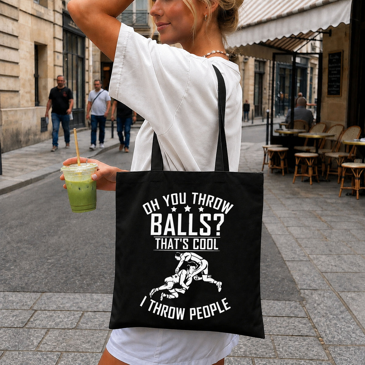 Oh You Throw Balls I Throw People Wrestling PNG