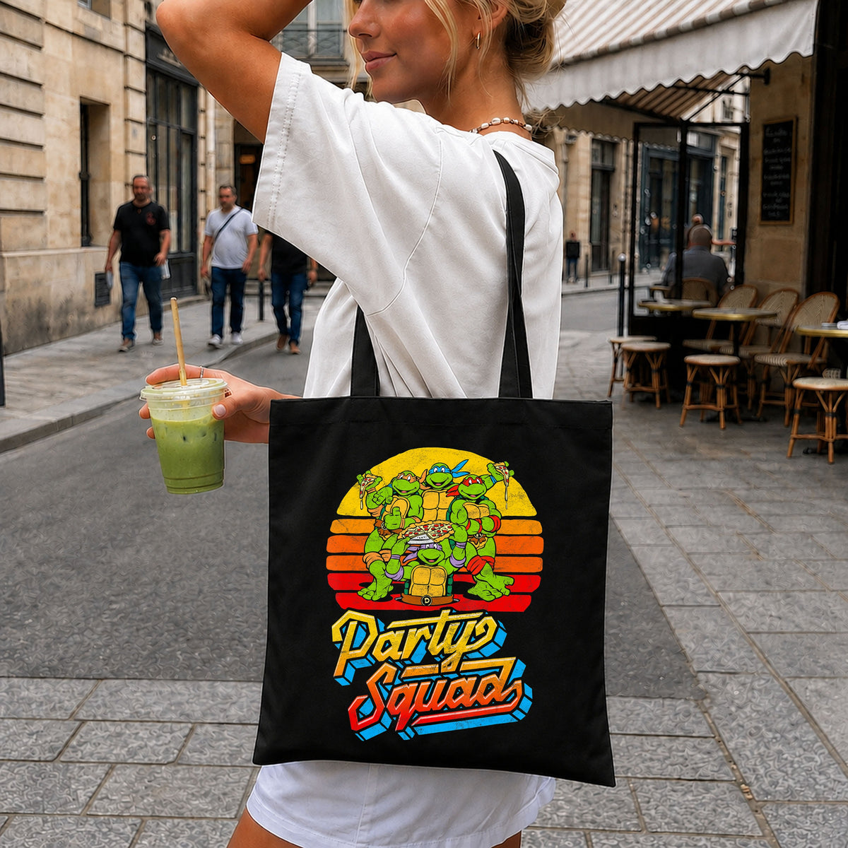 Teenage Mutant Ninja Turtles Party Squad Retro Vintage PNG