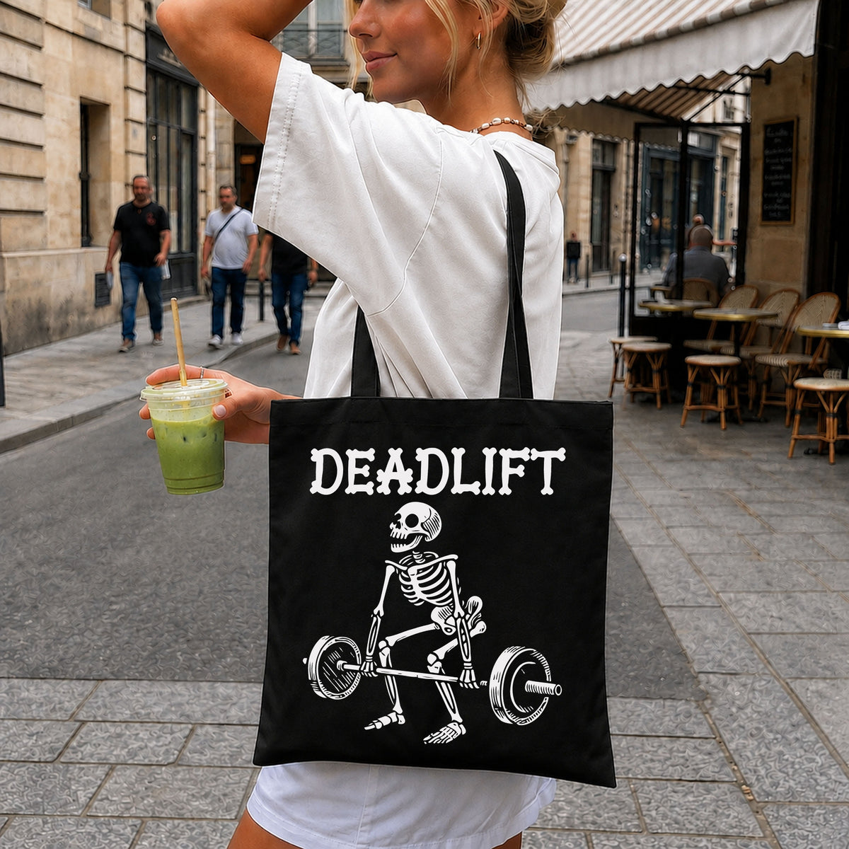 Deadlift Skeleton Barbell Weightlifting Gym Humor PNG