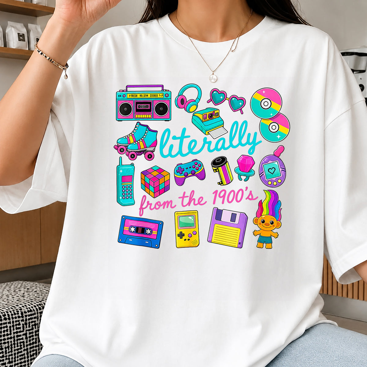 Literally From The 1900s PNG, Retro 90s Clipart, Nostalgia PNG