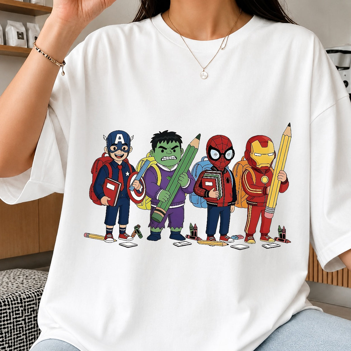 Superhero Back to School PNG | SvgBundleHub