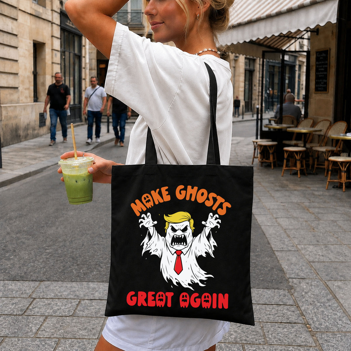 Make Ghosts Great Again SVG, Instant Cricut Cut File Clipart