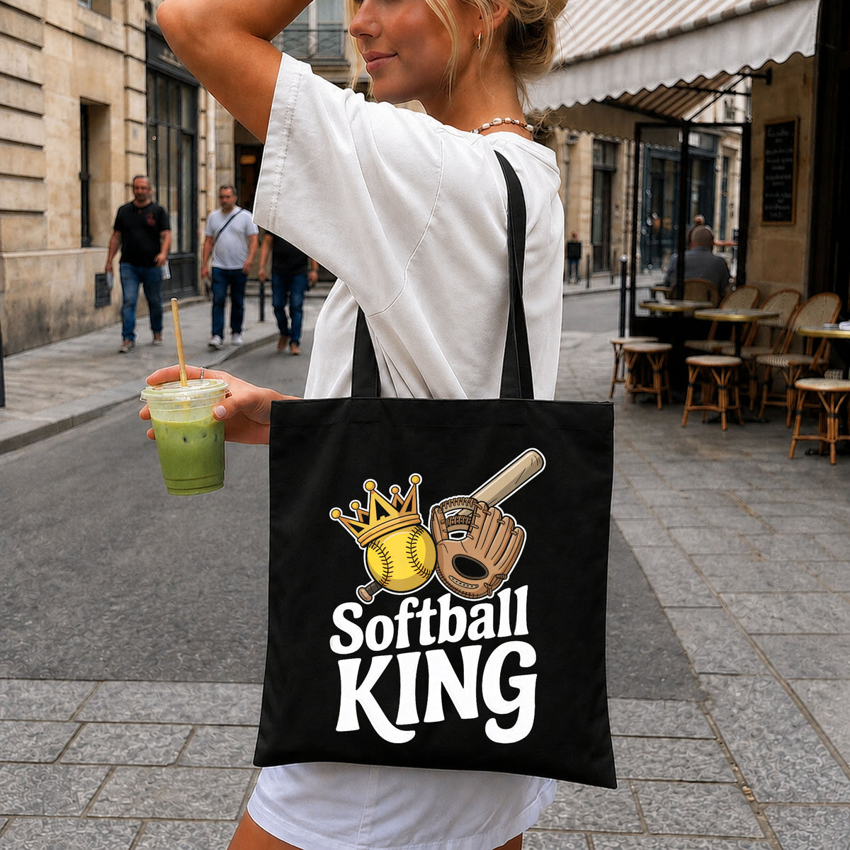 Softball King Crown Glove Bat Sports Clipart PNG