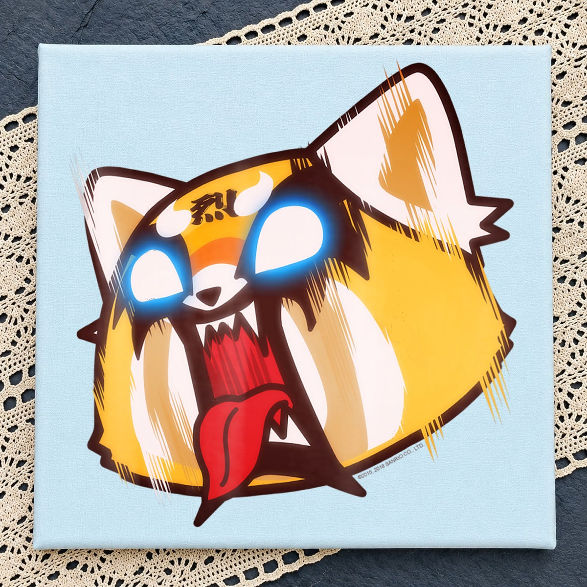 Aggretsuko Rage Face Angry Red Panda Sanrio PNG