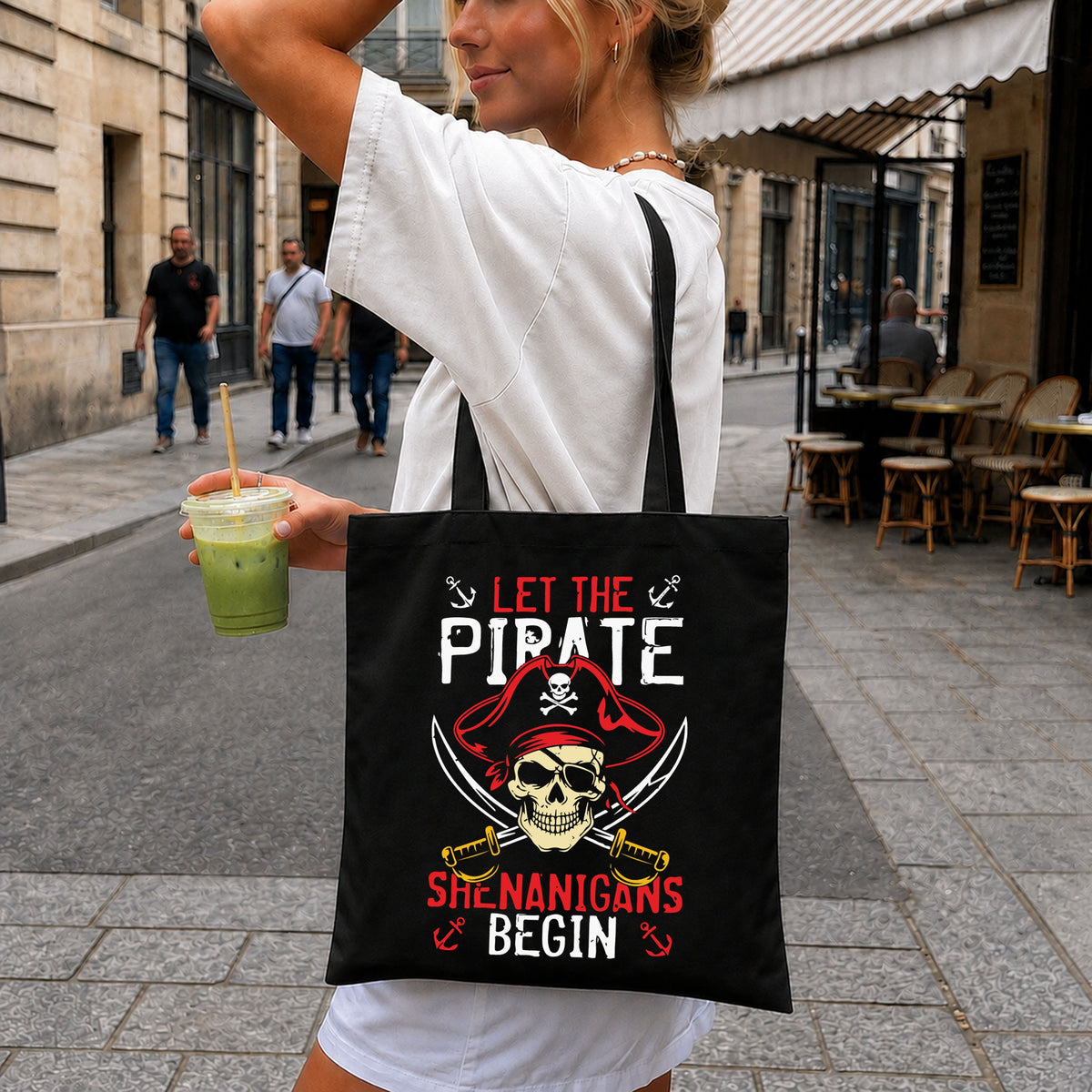 Let The Pirate Shenanigans Begin Skull Clipart SVG