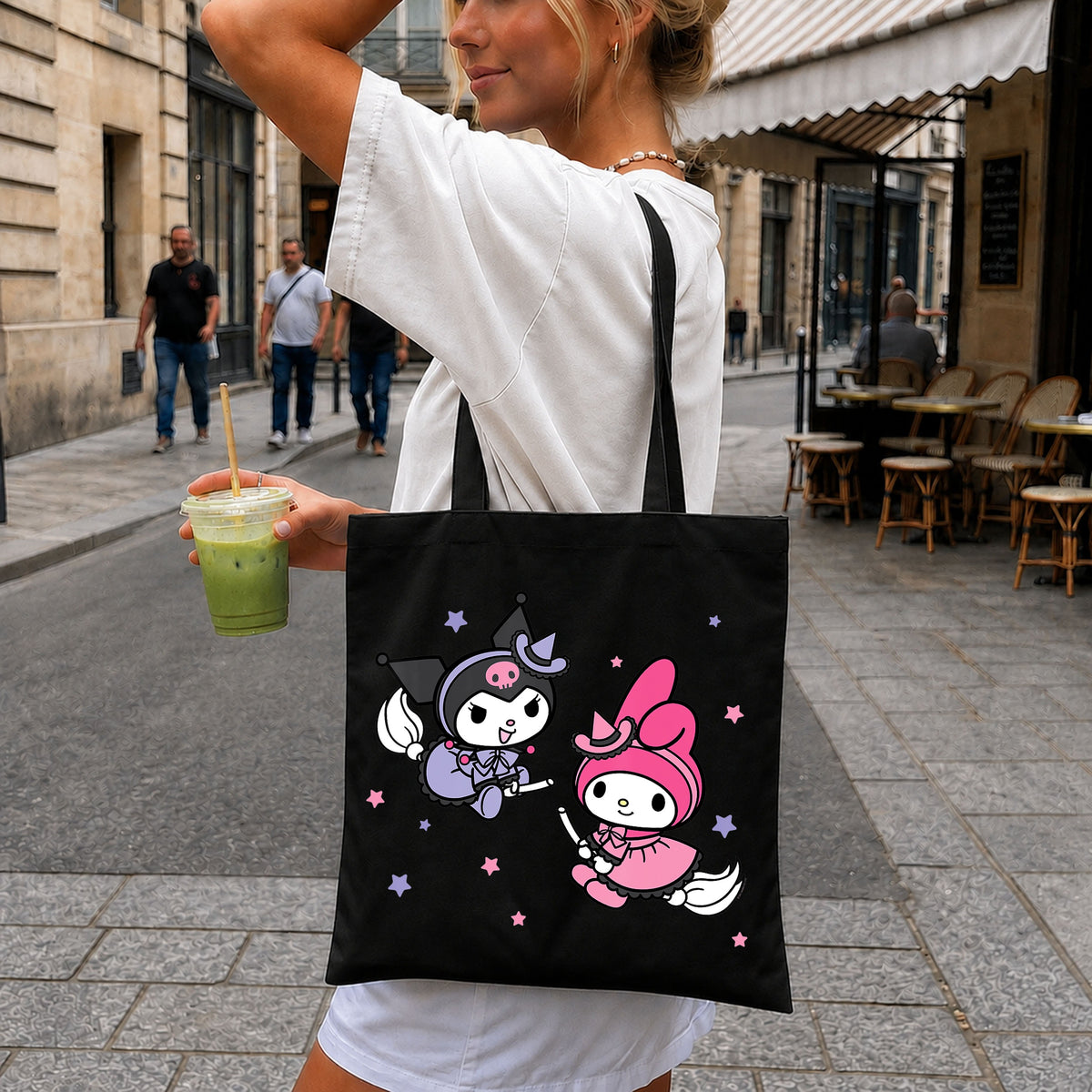 Kuromi My Melody Halloween Witch Broomstick Sanrio PNG