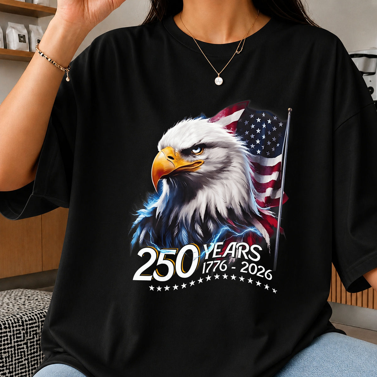 America 250 Years Bald Eagle PNG, 1776 2026 Patriotic PNG, 4th Of July PNG