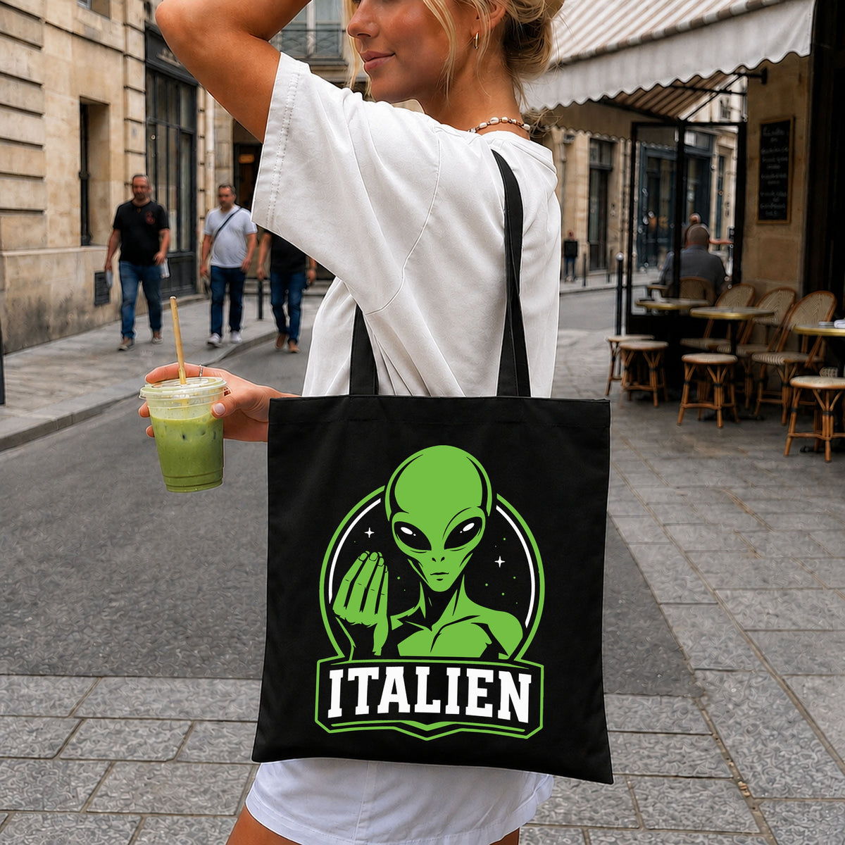 Italien Alien Italian Hand Gesture Funny Cricut File SVG