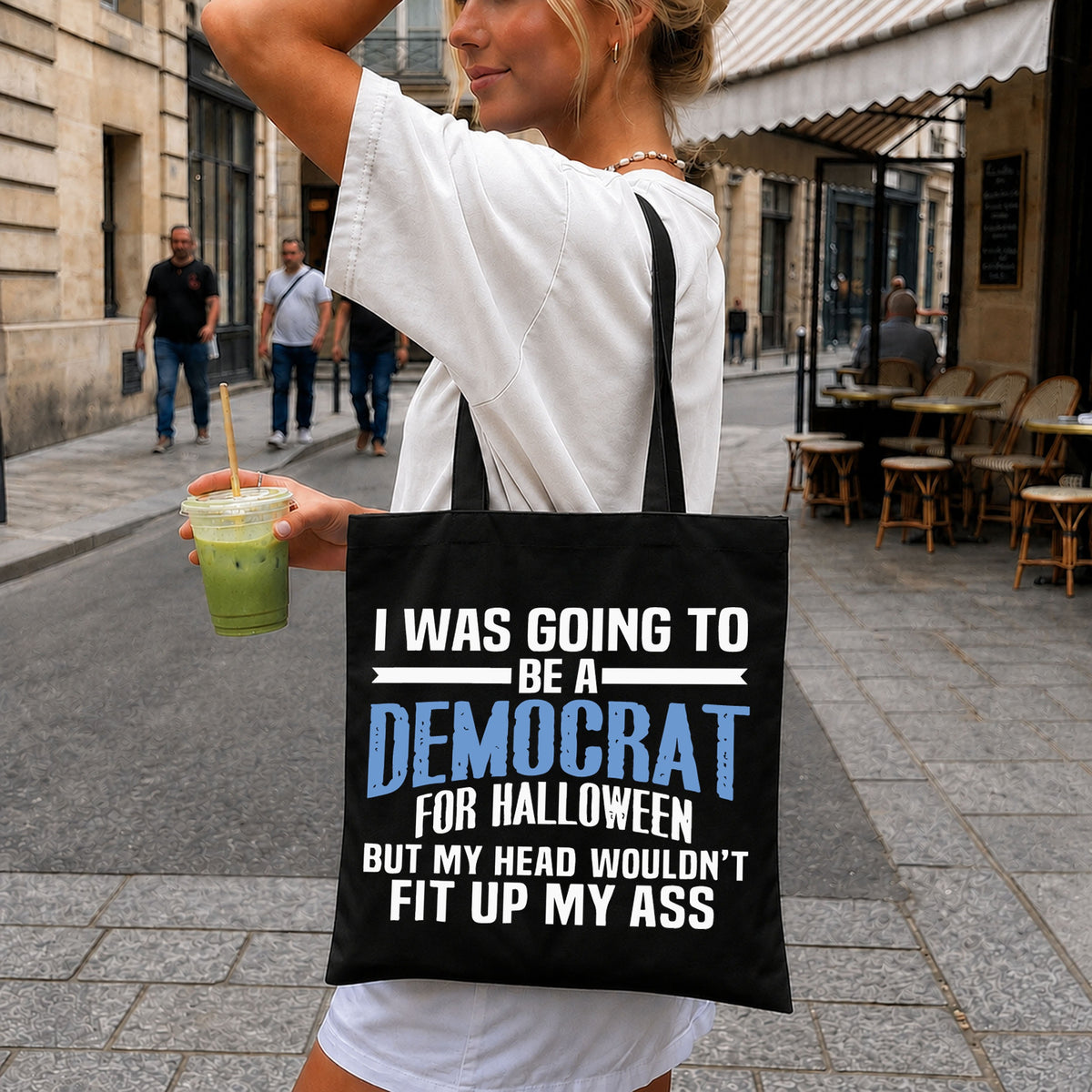 Democrat For Halloween Political Sarcastic Funny Quote PNG