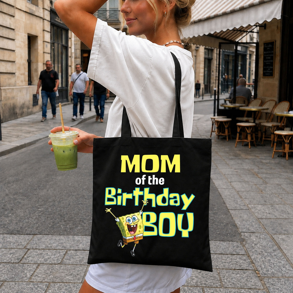 SpongeBob Mom Of The Birthday Boy Celebration PNG