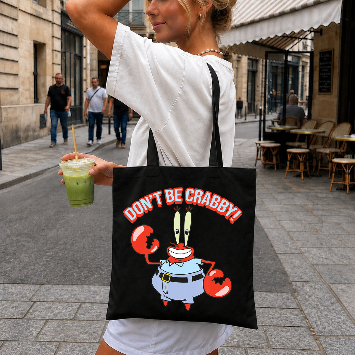 Mr Krabs Don't Be Crabby Funny SpongeBob Quote PNG
