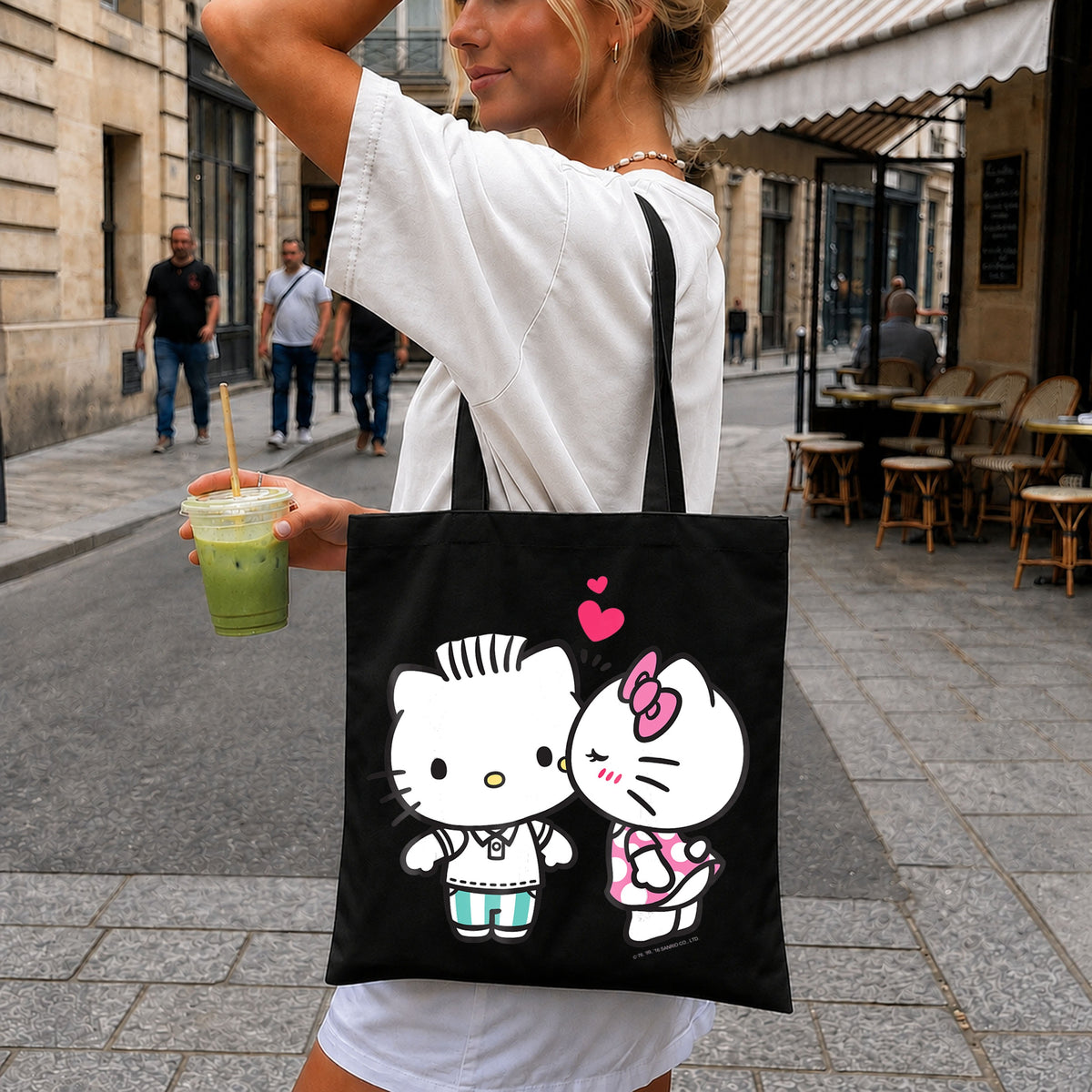 Hello Kitty Dear Daniel Valentine Couple Kiss Clipart PNG