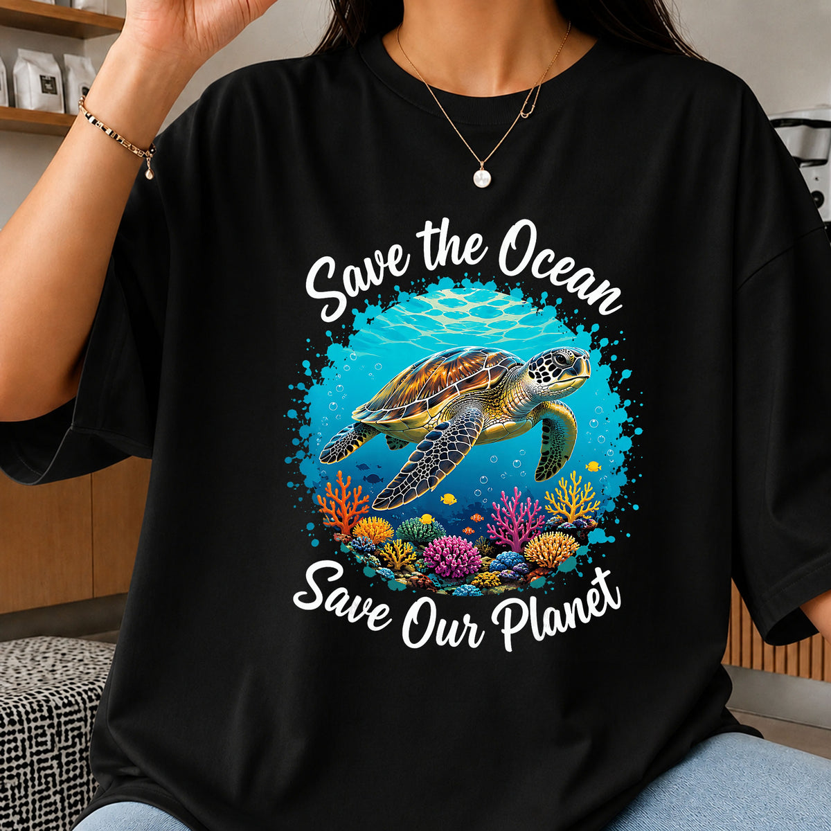 Save The Ocean Save Our Planet PNG, Sea Turtle PNG, Ocean PNG
