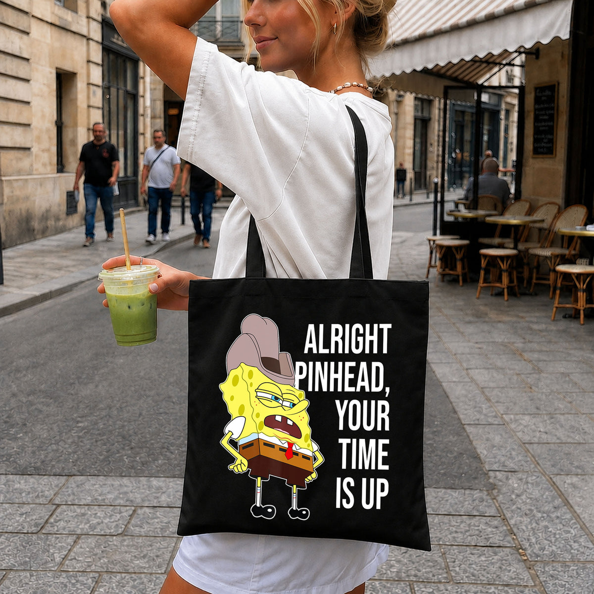 Alright Pinhead Your Time Is Up Cowboy SpongeBob PNG