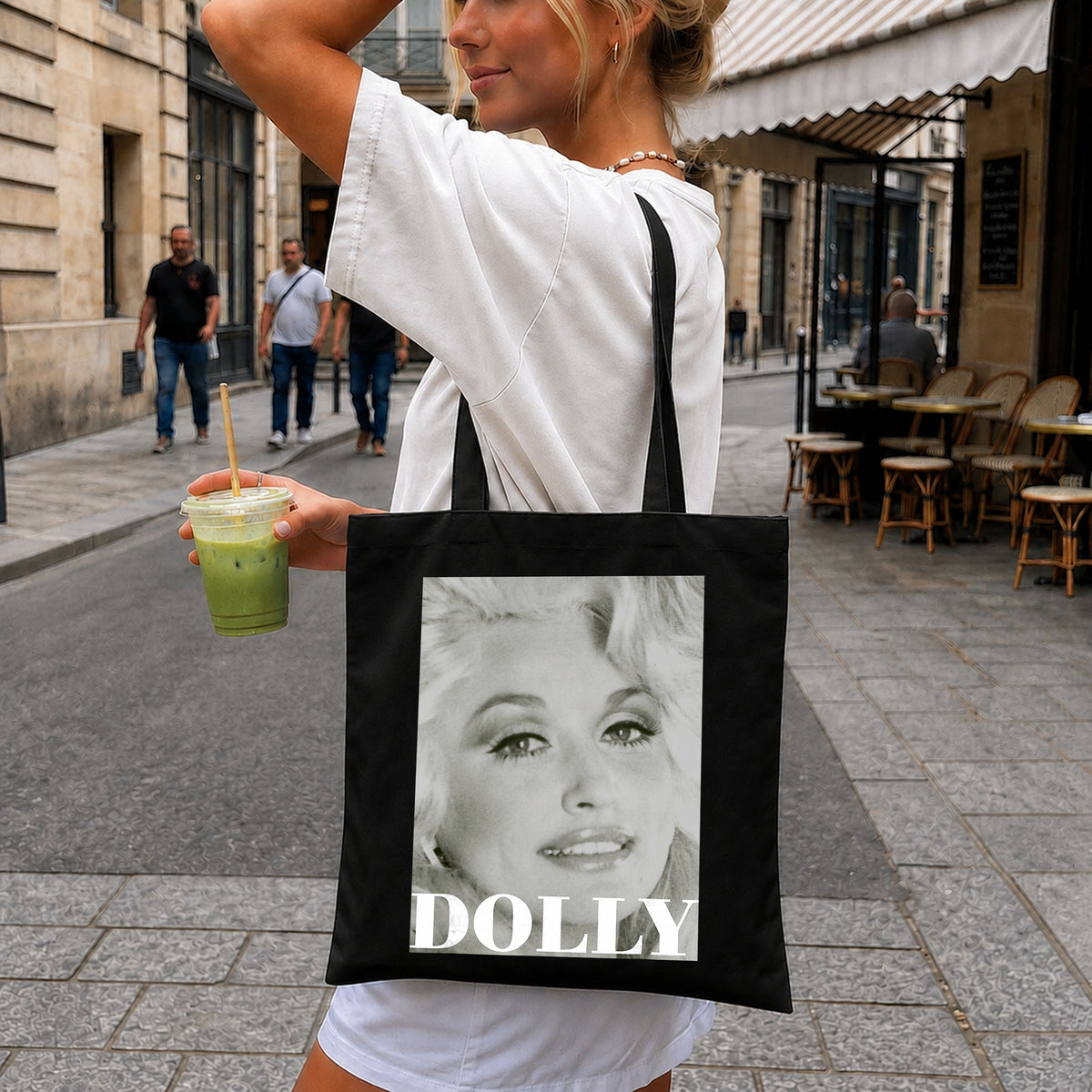 Dolly Parton Black White Photo Portrait Vintage PNG