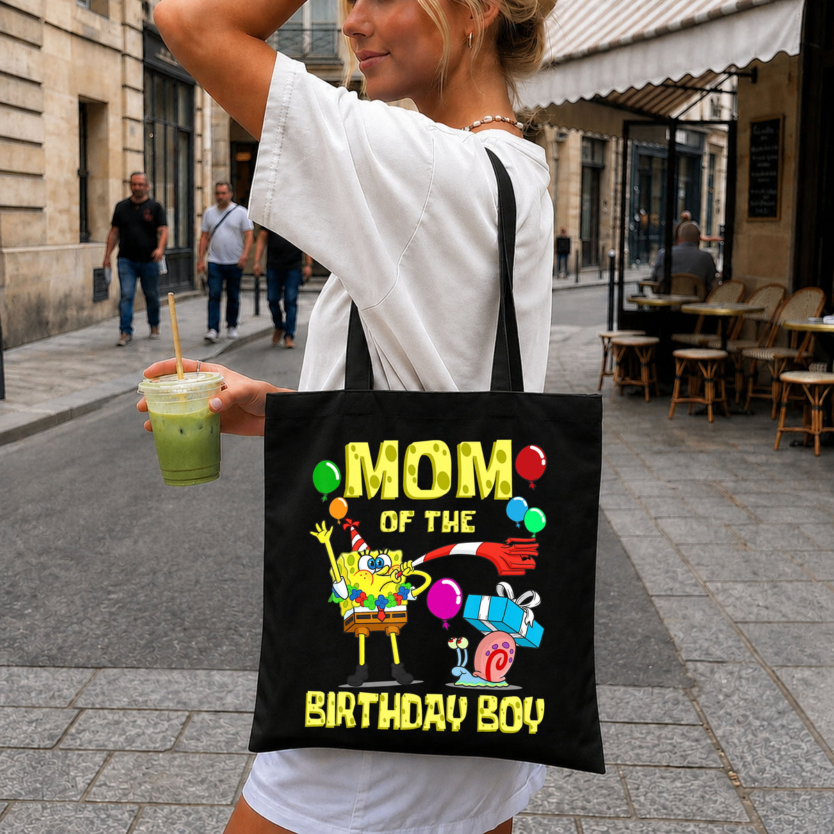 Spongebob Mom Of The Birthday Boy Gary PNG