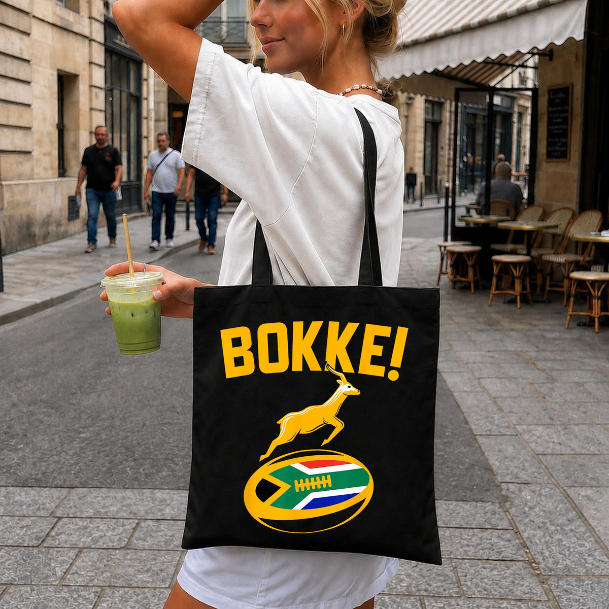 Bokke Springbok South Africa Rugby Flag Ball PNG