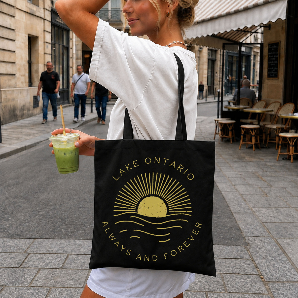 Lake Ontario Always And Forever Sunrise Waves Circle PNG