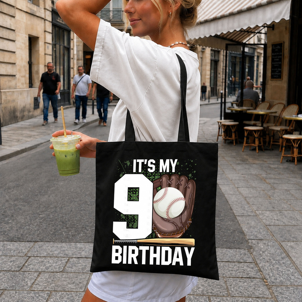 It's My 9th Birthday Baseball Glove Bat Clipart PNG