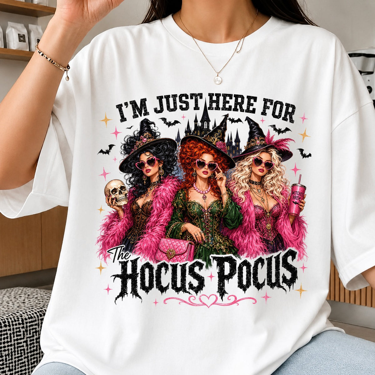 I'm Just Here for Hocus Pocus PNG | SvgBundleHub