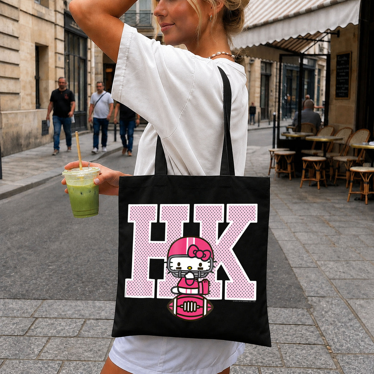 Hello Kitty Football Helmet HK Varsity Letters PNG