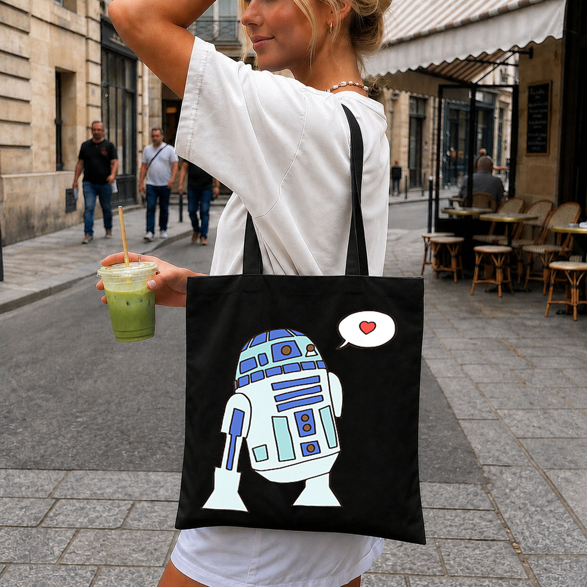 R2-D2 Love Heart Speech Bubble Star Wars Droid PNG