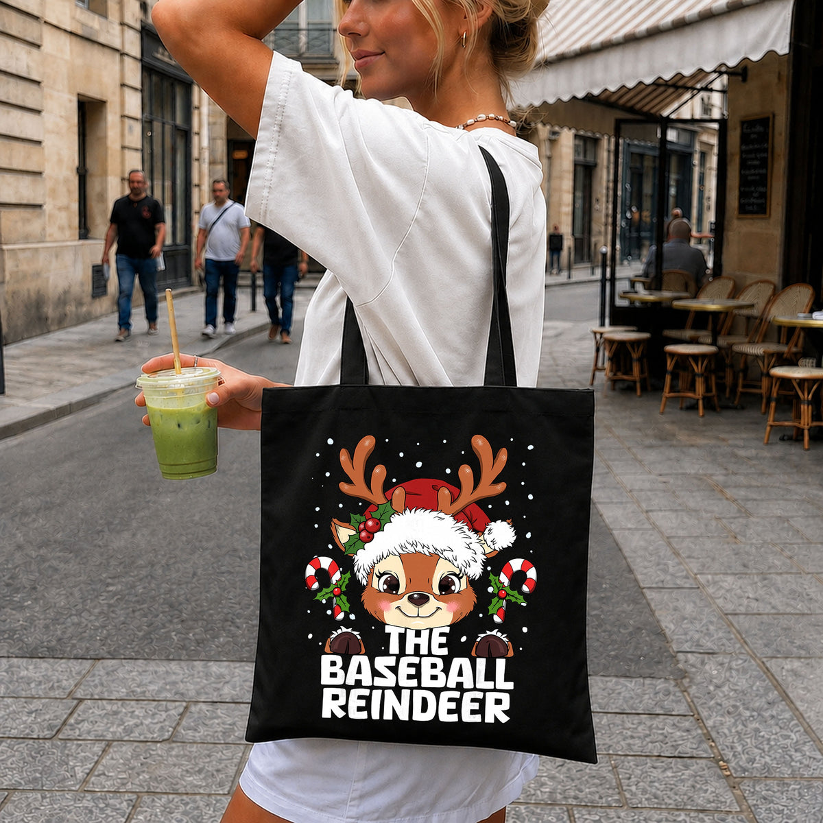 The Baseball Reindeer Christmas Santa Hat Clipart PNG