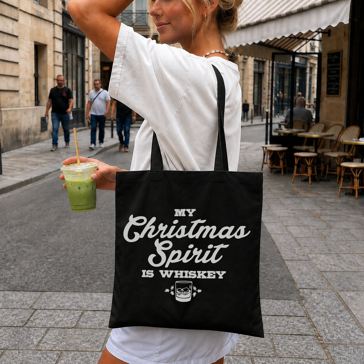 My Christmas Spirit Is Whiskey SVG, Craft File Design v7