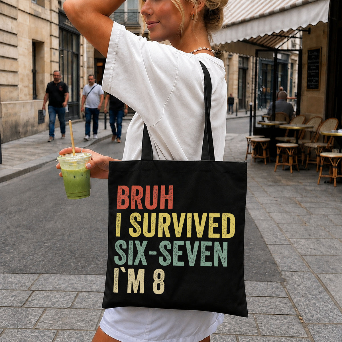 Bruh I Survived Six-Seven I'm 8 Birthday PNG