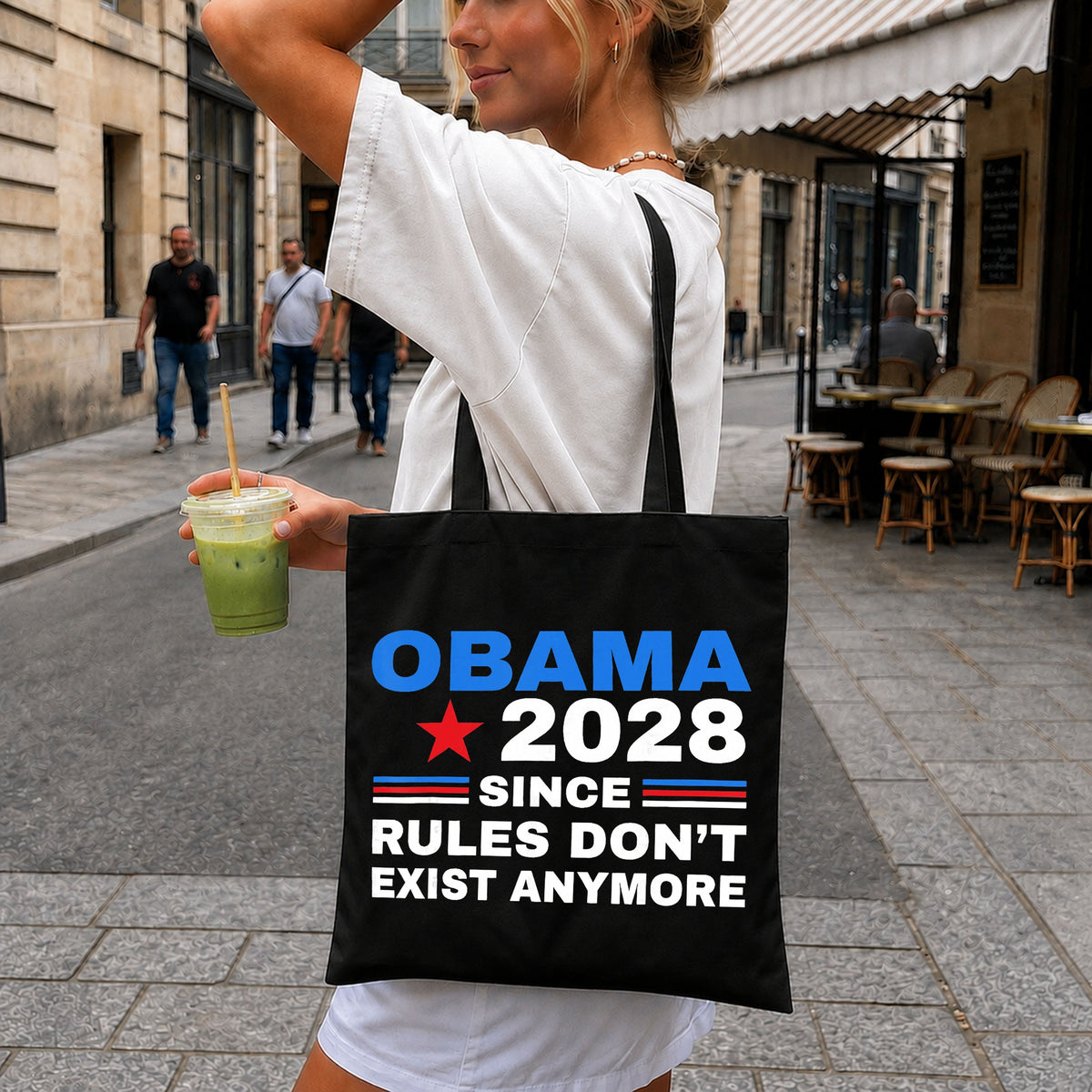 Obama 2028 Since Rules Don't Exist Anymore PNG
